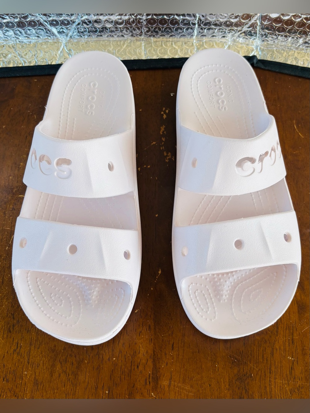 Crocs Baya Platform Slide Sandal.